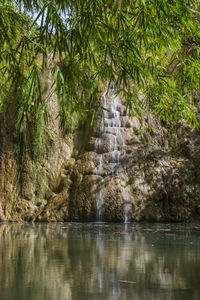 Scenic view of lake