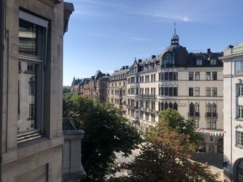 Buildings in city
