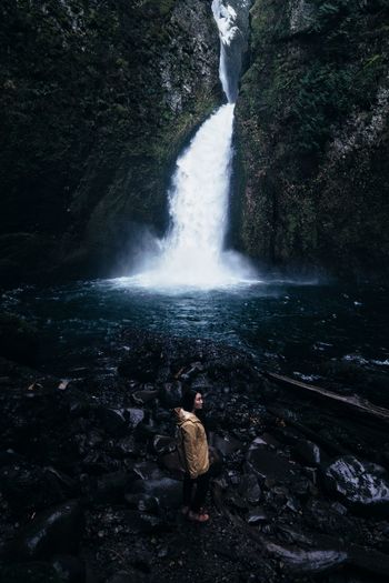 WATERFALL IN WATER