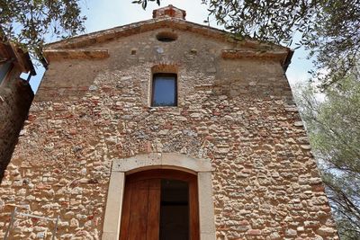 Low angle view of old building