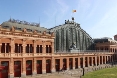 View of historical building against cloudy sky