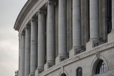 Low angle view of historical building