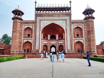 Taj mahal historical gate