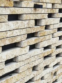 Full frame shot of stone wall