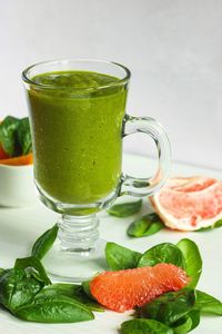 Close-up of drink on table