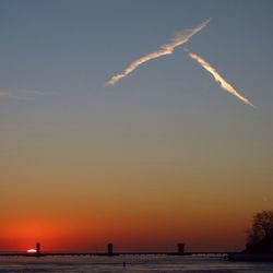 Scenic view of sunset