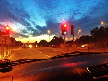 Road at night