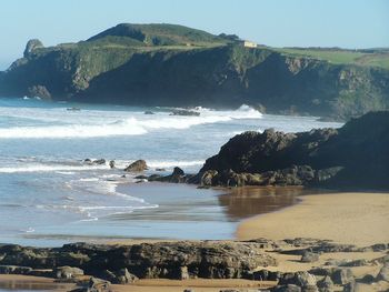 Scenic view of beach