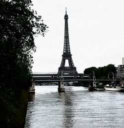 Eiffel tower with eiffel tower in background