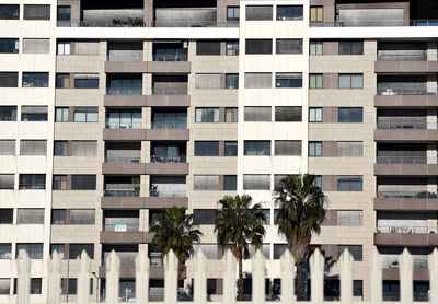 Low angle view of apartment building