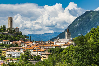 Ancient fortified village of gemona del friuli. italy