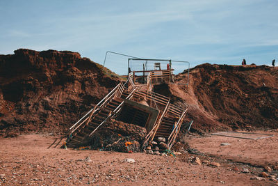 View of construction site against sky