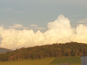 Panoramic view of landscape against sky