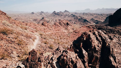 Scenic view of rocky landscape