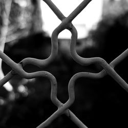 Close-up of chainlink fence