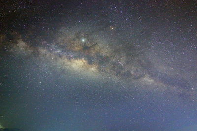 Low angle view of stars in sky