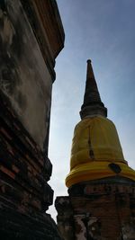 Low angle view of a temple