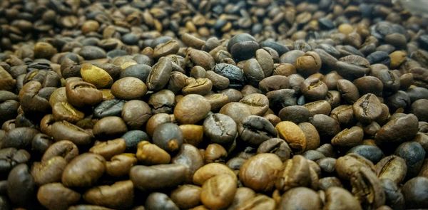 Full frame shot of coffee beans