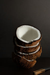 Close-up of food on table