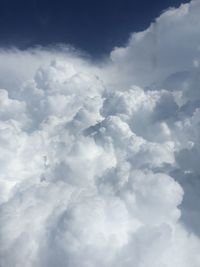 Low angle view of cloudy sky