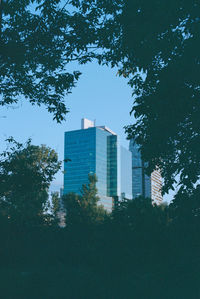 Low angle view of buildings against sky