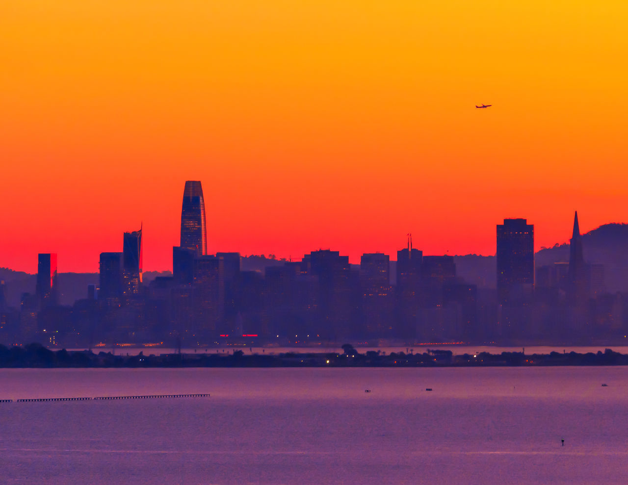 BUILDINGS AGAINST SKY DURING SUNSET