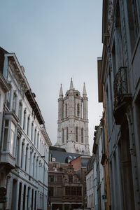 Low angle view of buildings against sky