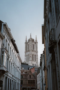 Low angle view of buildings against sky