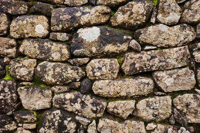 Full frame shot of stone wall