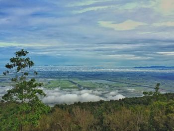 Scenic view of landscape against sky