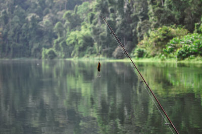 Scenic view of lake