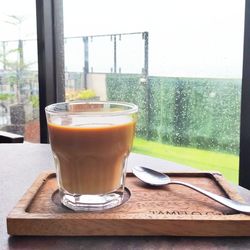 Close-up of drink on table