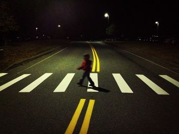 Road at night