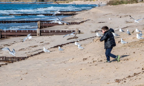 People on beach