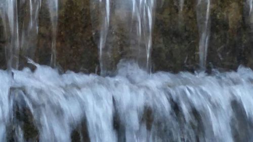 Blurred motion of waterfall