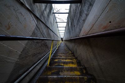 Low angle view of staircase