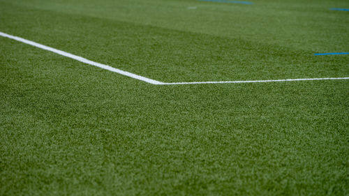 Full frame shot of soccer field