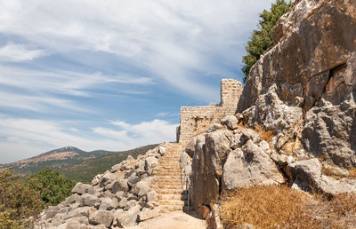 Old ruins against sky