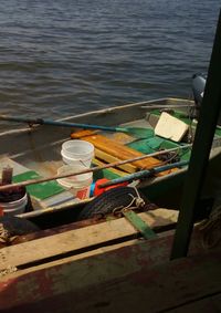 Boats in water