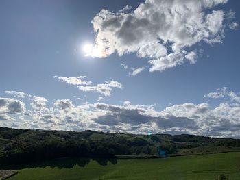 Scenic view of landscape against sky