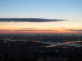 Cityscape at sunset