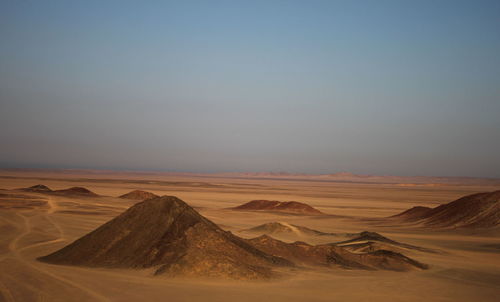 Scenic view of desert