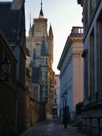 View of buildings in city against sky