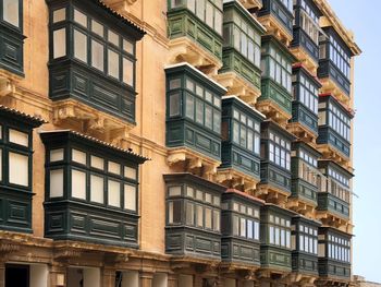 Low angle view of residential building