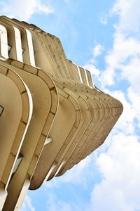 Low angle view of building against sky