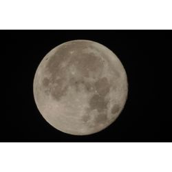 Scenic view of moon against sky at night