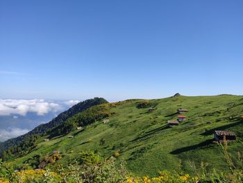 Scenic view of landscape against sky