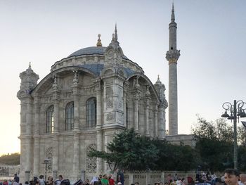 View of cathedral against clear sky