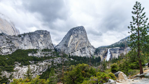 Scenic view of yosemite national park