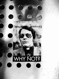 Close-up of carving on wall